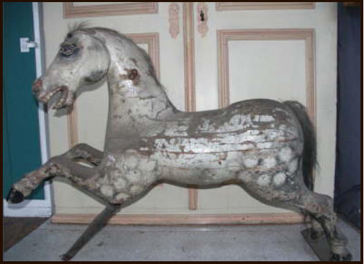 Rocking horse before the restoration